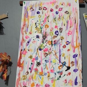 Abstract Multicolor Canvas Art